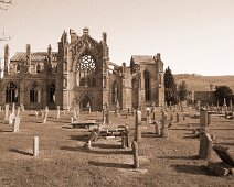 L020 Melrose Abbey (sepia) L020 Melrose Abbey (Sepia) (Edition size 25)